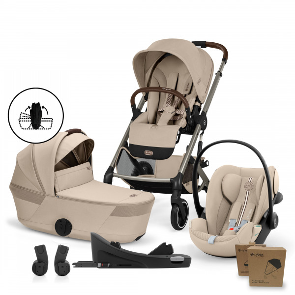 CYBEX Gold Balios 2026 4in1 �sszecsukhat� m�zessel All Weather - Almond Beige